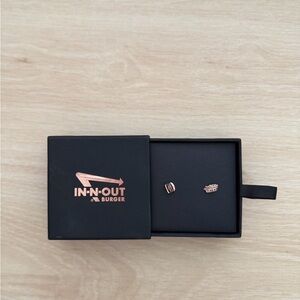 In-N-Out Burger Gold Earrings